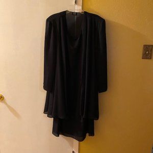 Helene Blake Evening Dress with Chiffon Jacket